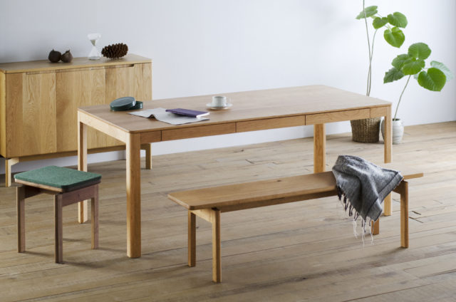 MIMOSA Dining table（引出付き）